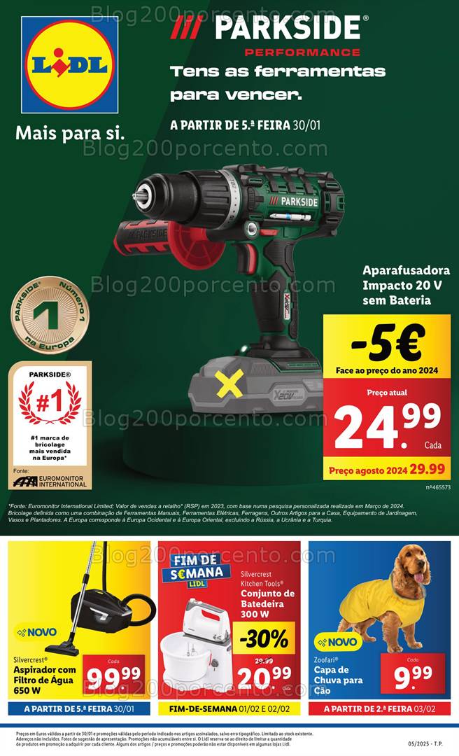 Antevisão Folheto LIDL Bazar Promoções de 30 janeiro a 9 fevereiro