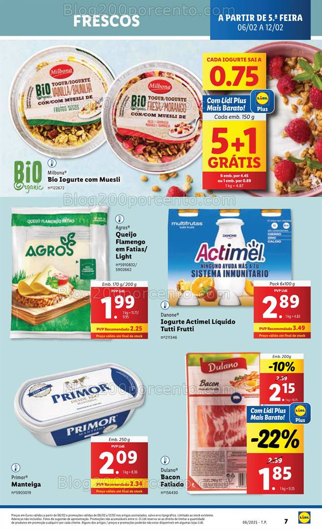 Antevisão Folheto LIDL Promoções de 6 a 12 fevereiro