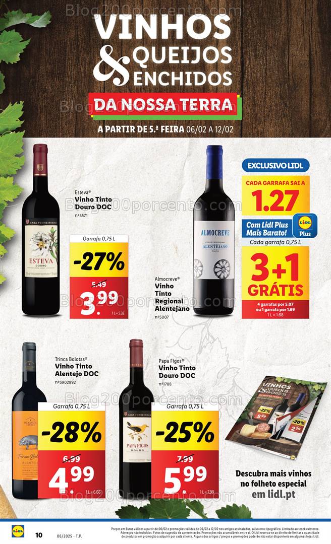 Antevisão Folheto LIDL Promoções de 6 a 12 fevereiro