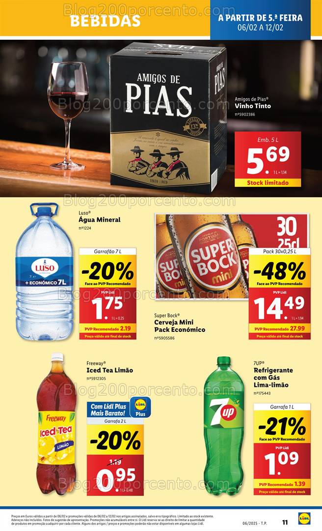 Antevisão Folheto LIDL Promoções de 6 a 12 fevereiro