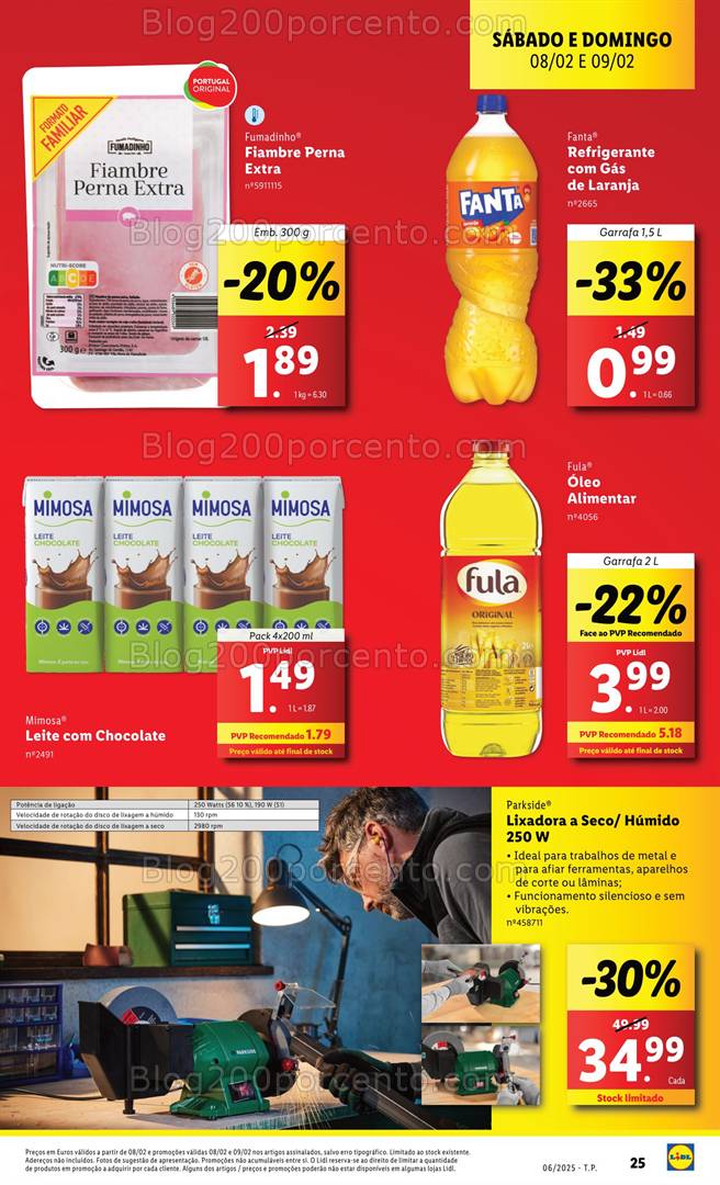 Antevisão Folheto LIDL Promoções de 6 a 12 fevereiro