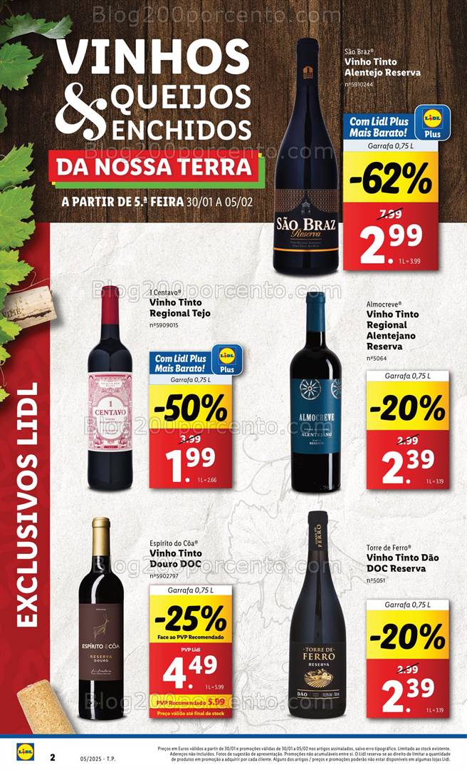 Antevisão Folheto LIDL Promoções de 30 janeiro a 5 fevereiro