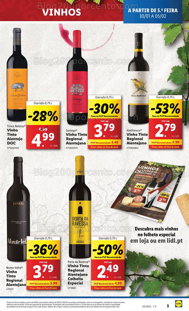 Antevisão Folheto LIDL Promoções de 30 janeiro a 5 fevereiro