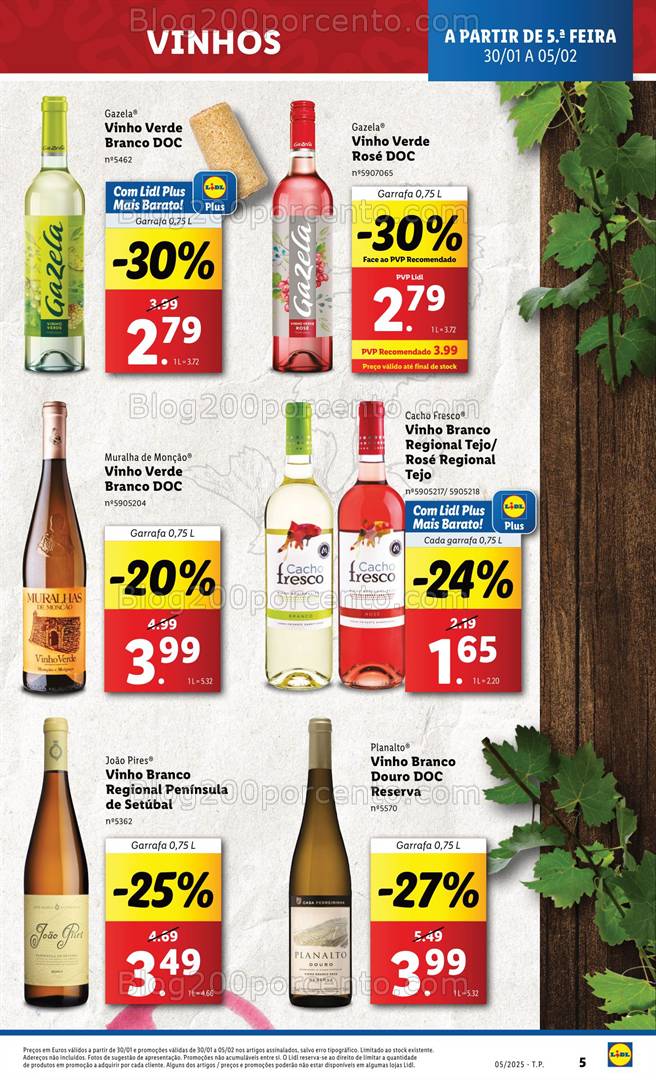 Antevisão Folheto LIDL Promoções de 30 janeiro a 5 fevereiro