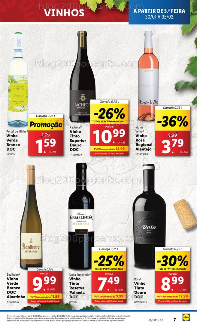 Antevisão Folheto LIDL Promoções de 30 janeiro a 5 fevereiro