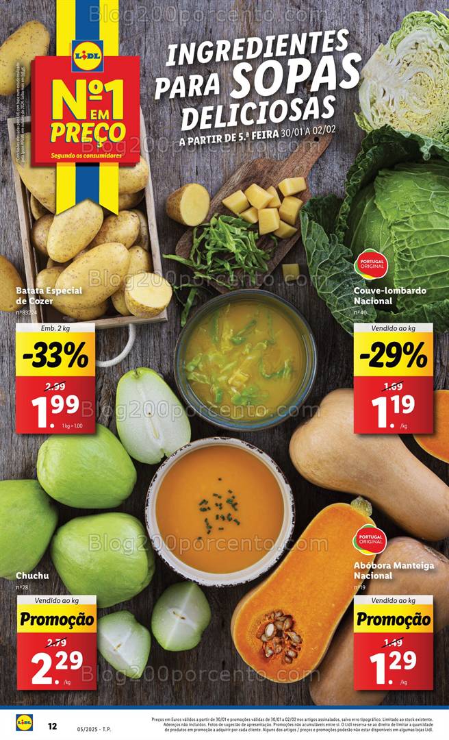 Antevisão Folheto LIDL Promoções de 30 janeiro a 5 fevereiro