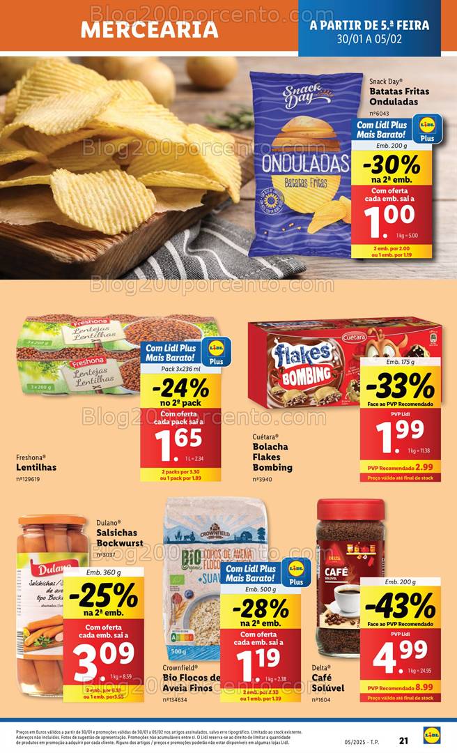 Antevisão Folheto LIDL Promoções de 30 janeiro a 5 fevereiro