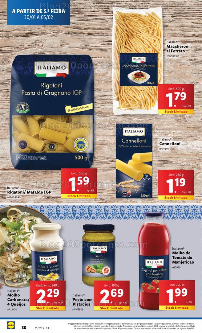 Antevisão Folheto LIDL Promoções de 30 janeiro a 5 fevereiro