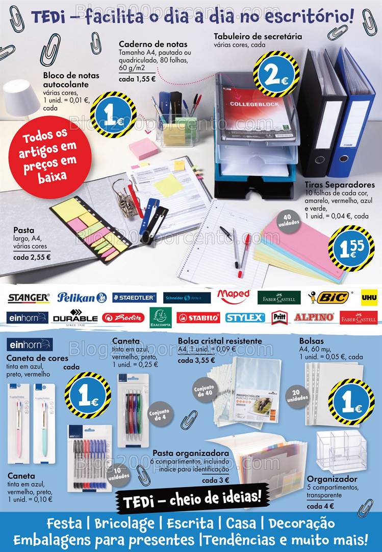Antevisão Folheto TEDI Promoções a partir de 31 janeiro