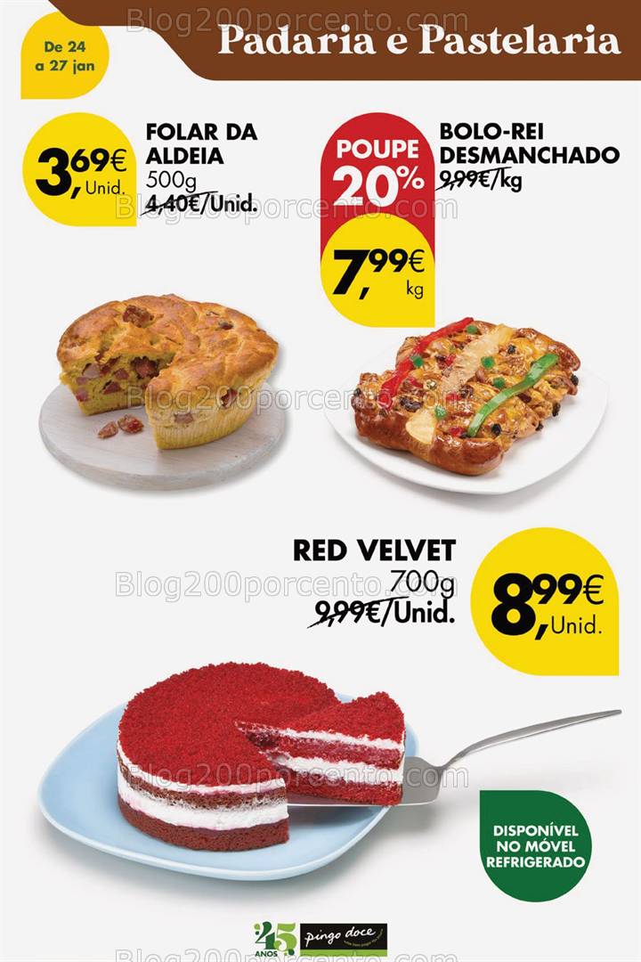 Antevisão Folheto PINGO DOCE Promoções Fim de Semana - 24 a 27 janeiro