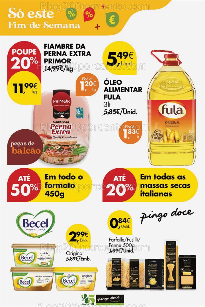 Antevisão Folheto PINGO DOCE Promoções Fim de Semana - 24 a 27 janeiro