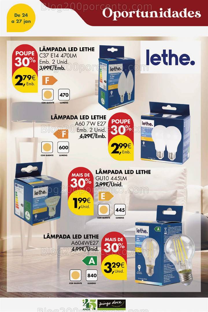 Antevisão Folheto PINGO DOCE Promoções Fim de Semana - 24 a 27 janeiro