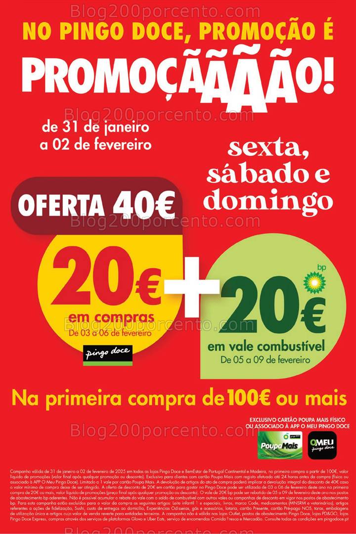 Antevisão Folheto PINGO DOCE Promoções Fim de Semana - 31 janeiro a 2 fevereiro