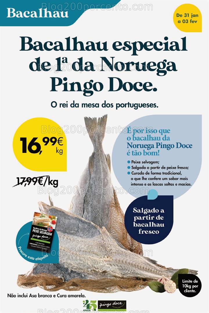 Antevisão Folheto PINGO DOCE Promoções Fim de Semana - 31 janeiro a 2 fevereiro