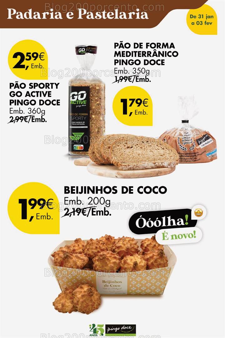 Antevisão Folheto PINGO DOCE Promoções Fim de Semana - 31 janeiro a 2 fevereiro