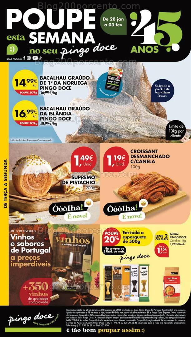 Antevisão Folheto PINGO DOCE Lojas Grandes Promoções de 28 janeiro a 3 fevereiro