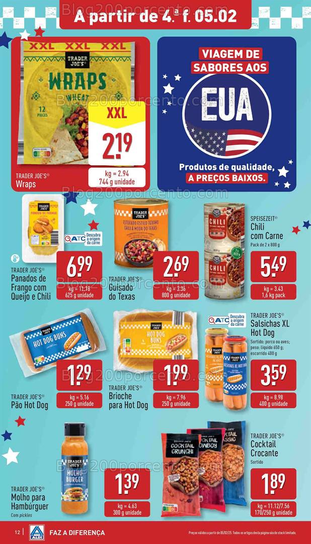 Antevisão Folheto ALDI Promoções de 5 a 12 fevereiro