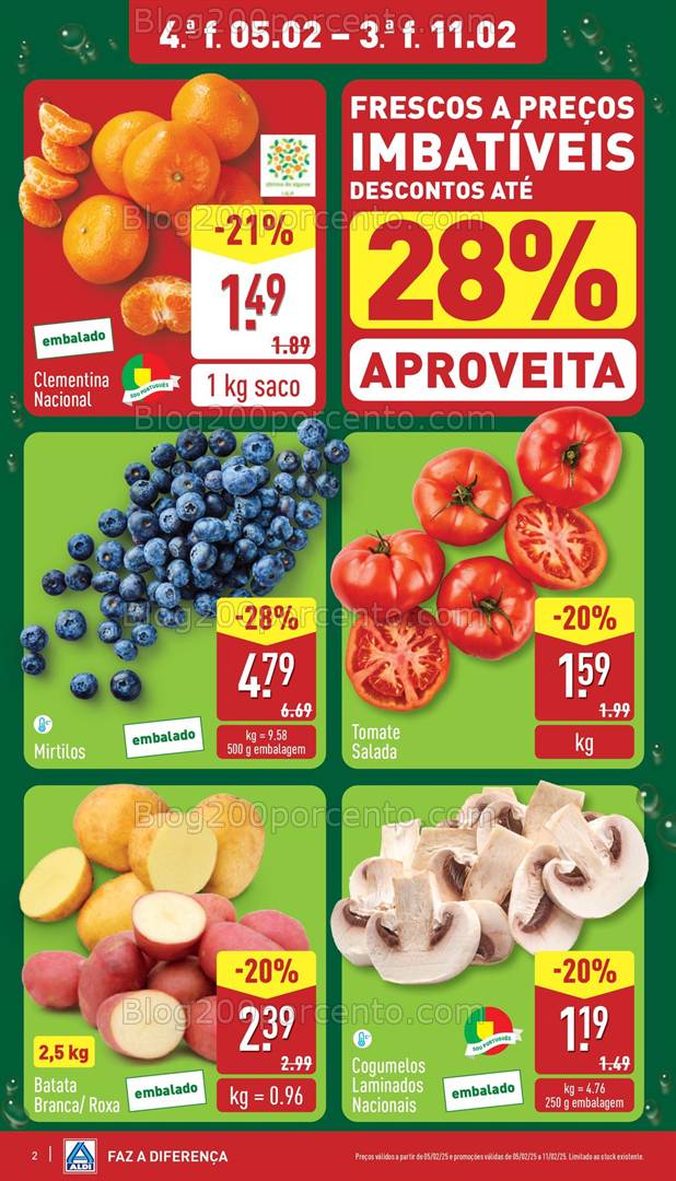 Antevisão Folheto ALDI Promoções de 5 a 12 fevereiro