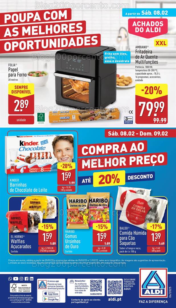 Antevisão Folheto ALDI Promoções de 5 a 12 fevereiro