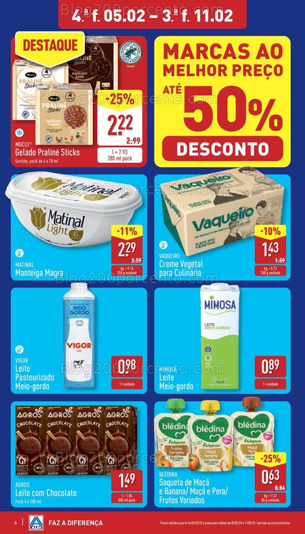 Antevisão Folheto ALDI Promoções de 5 a 12 fevereiro