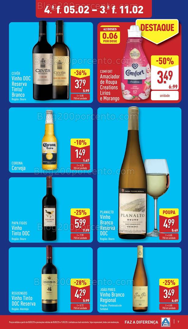 Antevisão Folheto ALDI Promoções de 5 a 12 fevereiro