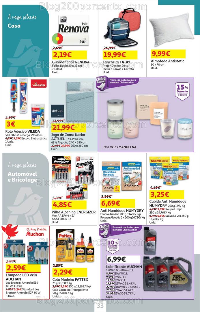 Antevisão Folheto AUCHAN Promoções de 29 janeiro a 12 fevereiro