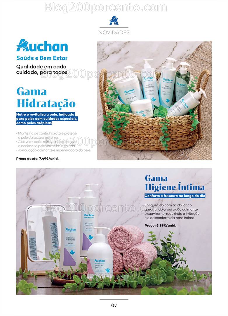 Antevisão Folheto AUCHAN Saúde e Bem-Estar Promoções até 27 fevereiro