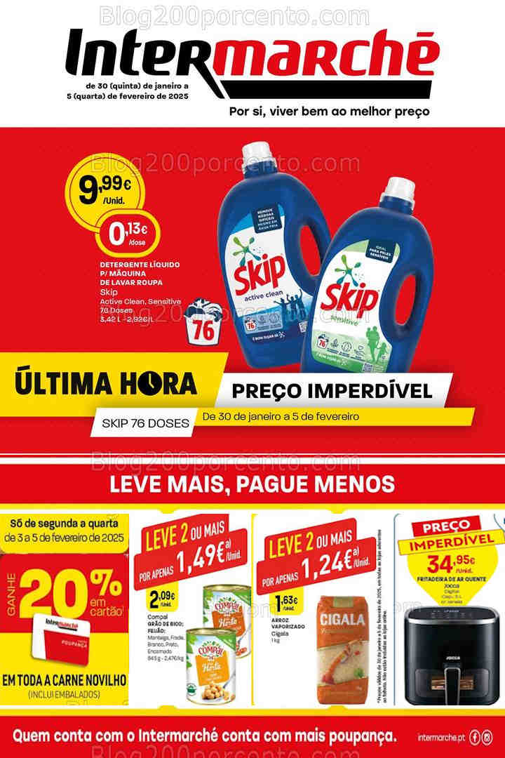 Antevisão Folheto INTERMARCHÉ Super Promoções de 30 fevereiro a 5 fevereiro