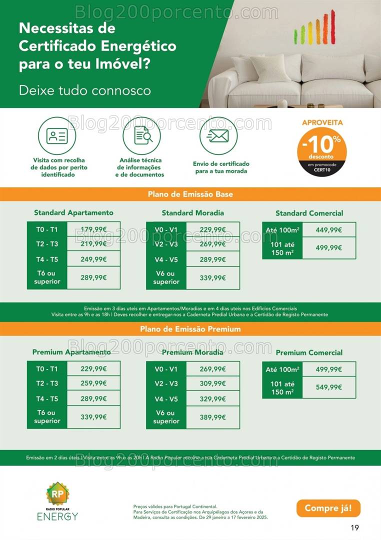 Antevisão Folheto RADIO POPULAR Promoções de 29 janeiro a 17 fevereiro