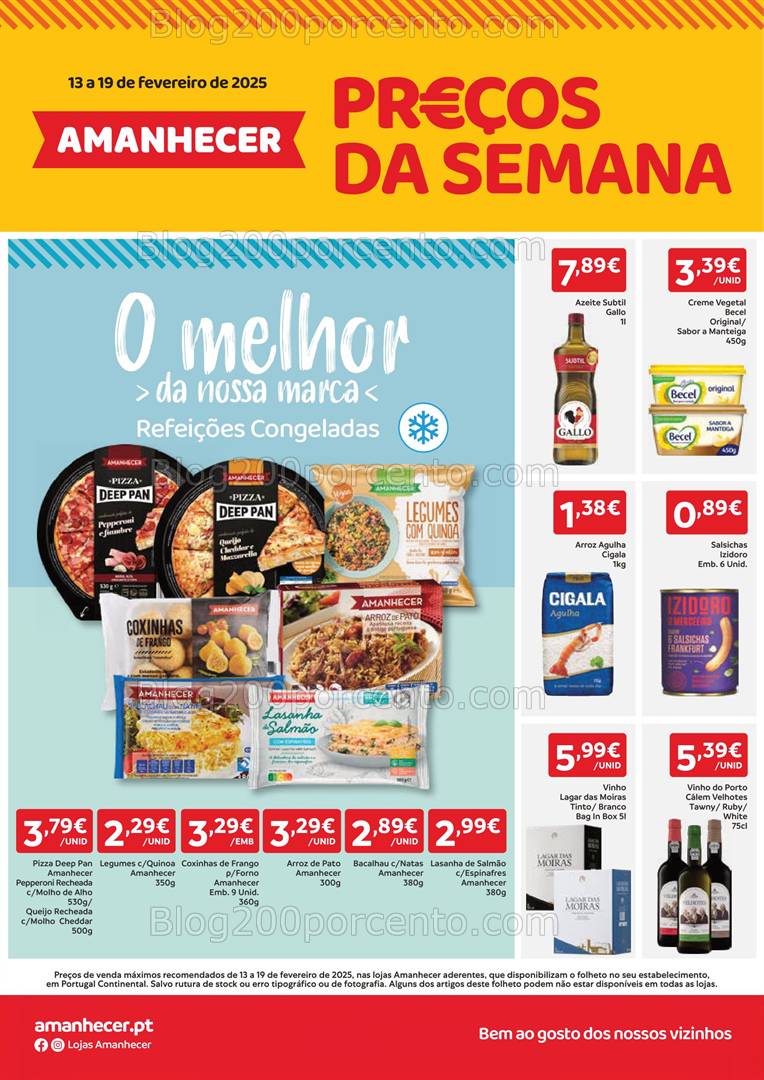 Antevisão Folheto AMANHECER Promoções de 13 a 19 fevereiro