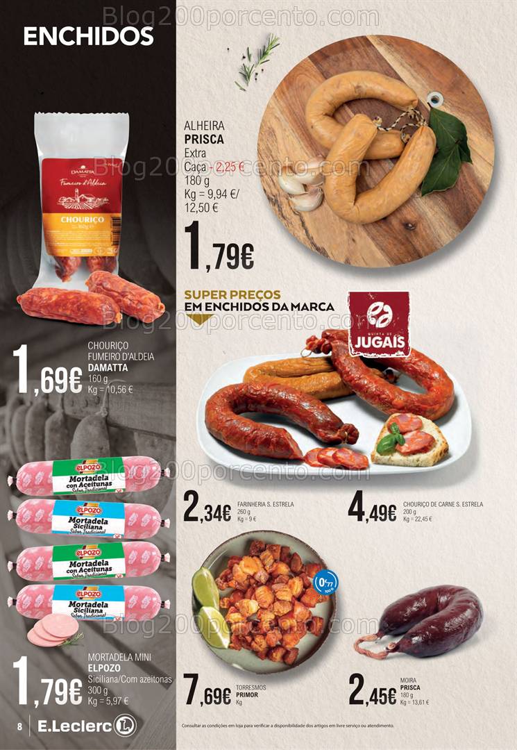 Antevisão Folheto E-LECLERC Feira Sabores QEV Promoções de 11 a 23 fevereiro