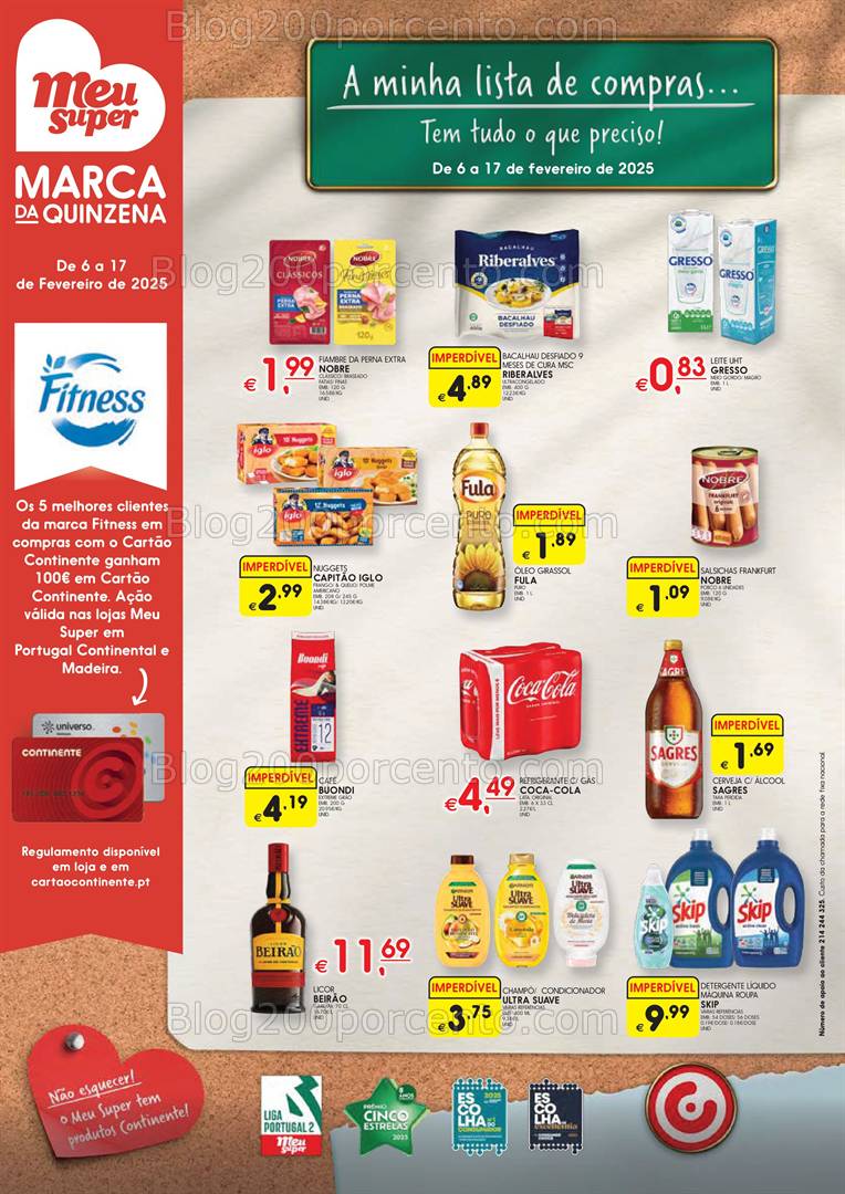 Antevisão Folheto MEU SUPER Promoções de 6 a 17 fevereiro