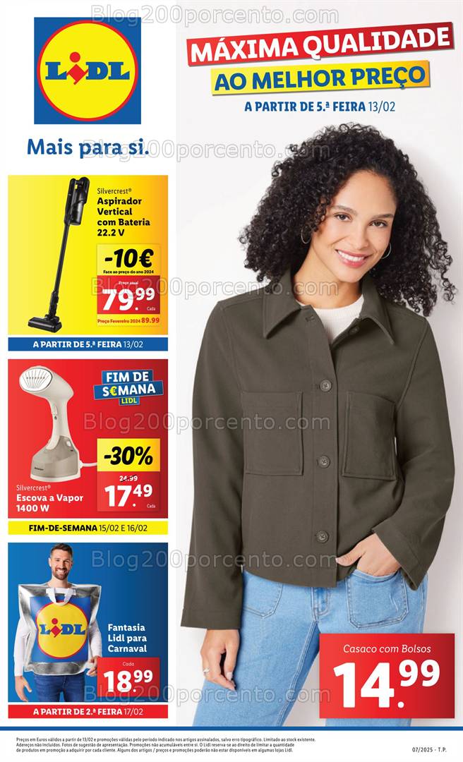 Antevisão Folheto LIDL Moda Esmara Promoções a partir de 13 fevereiro