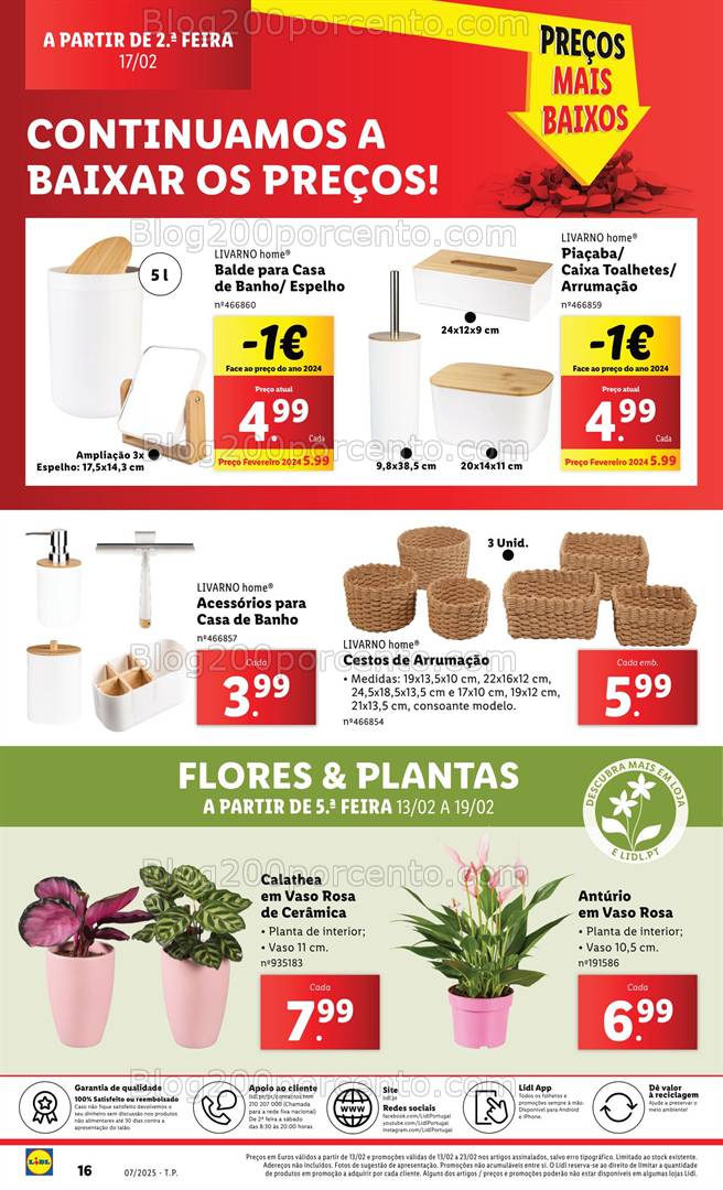 Antevisão Folheto LIDL Especial Casa de Banho Promoções a partir de 17 fevereiro