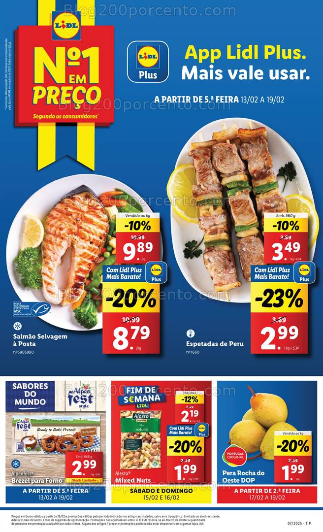 Antevisão Folheto LIDL Promoções de 13 a 19 fevereiro