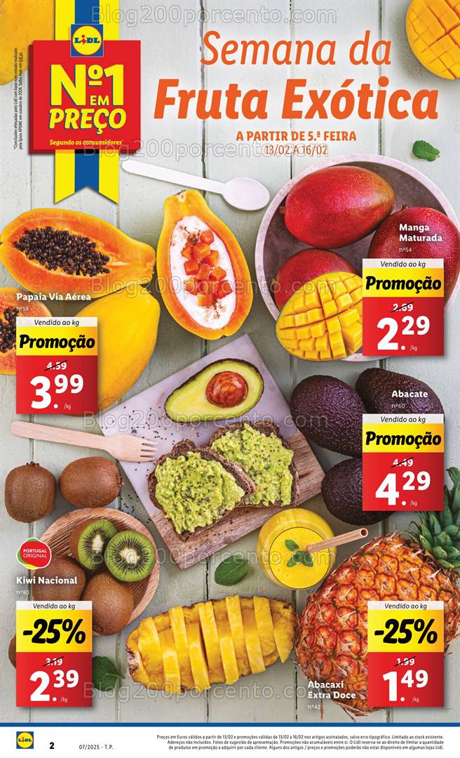 Antevisão Folheto LIDL Promoções de 13 a 19 fevereiro