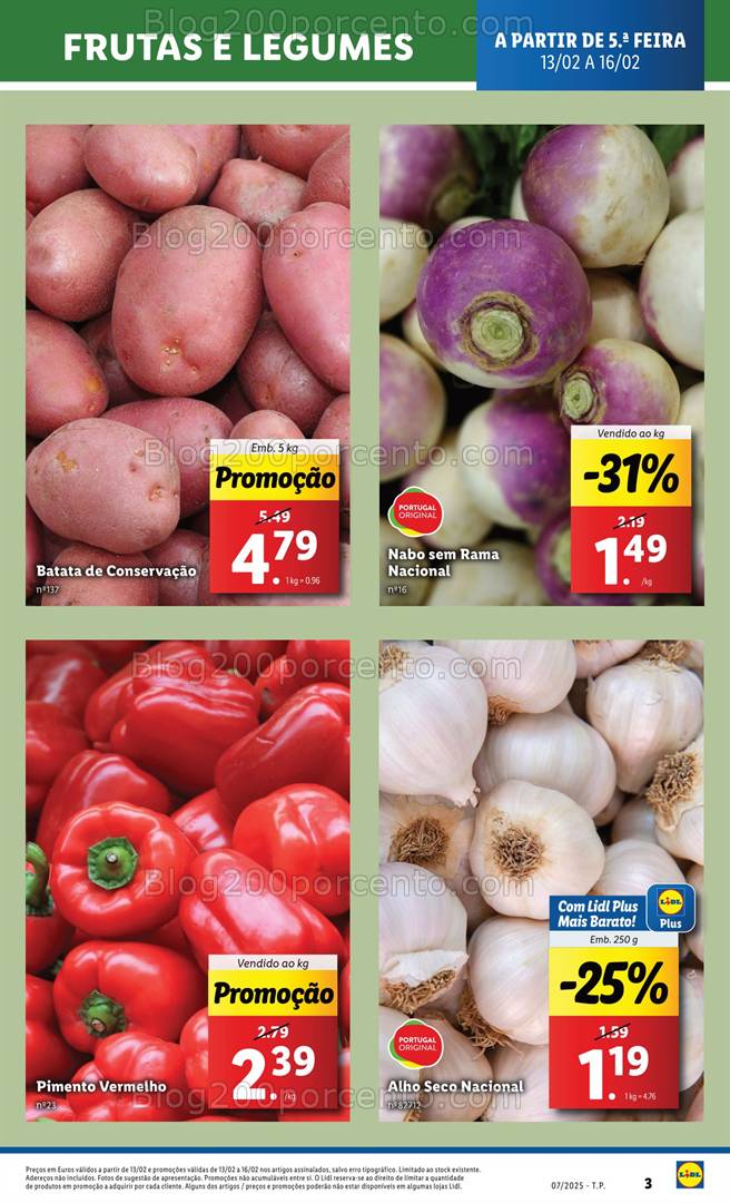 Antevisão Folheto LIDL Promoções de 13 a 19 fevereiro