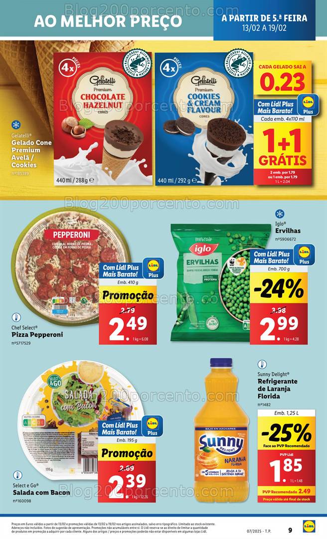 Antevisão Folheto LIDL Promoções de 13 a 19 fevereiro