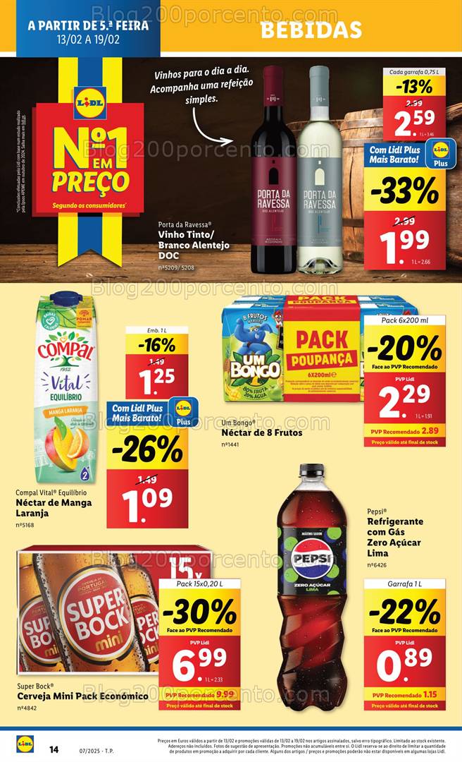 Antevisão Folheto LIDL Promoções de 13 a 19 fevereiro