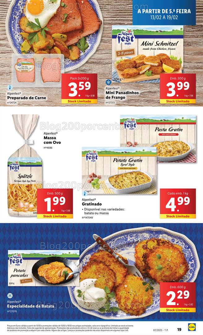 Antevisão Folheto LIDL Promoções de 13 a 19 fevereiro