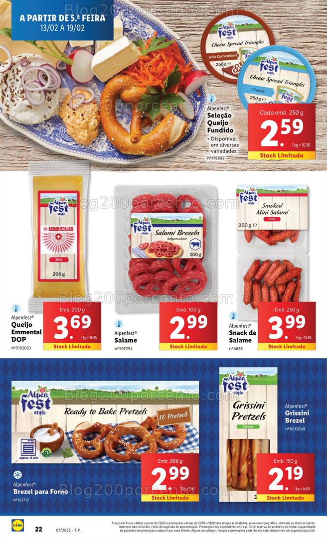 Antevisão Folheto LIDL Promoções de 13 a 19 fevereiro