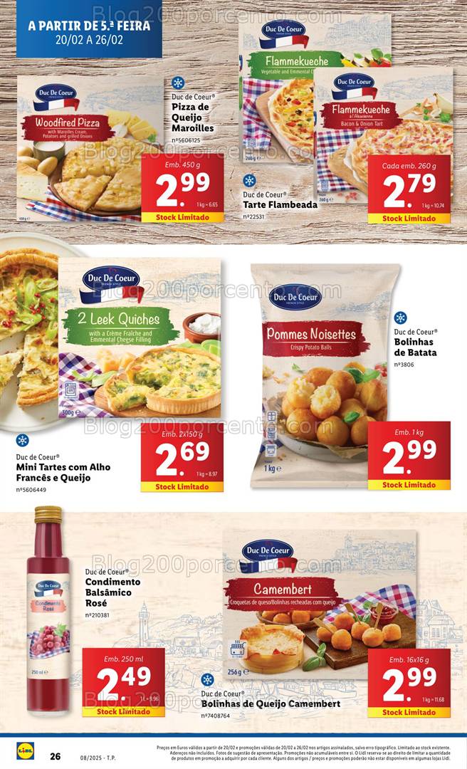 Antevisão Folheto LIDL Sabores do Mundo Promoções de 20 a 26 fevereiro