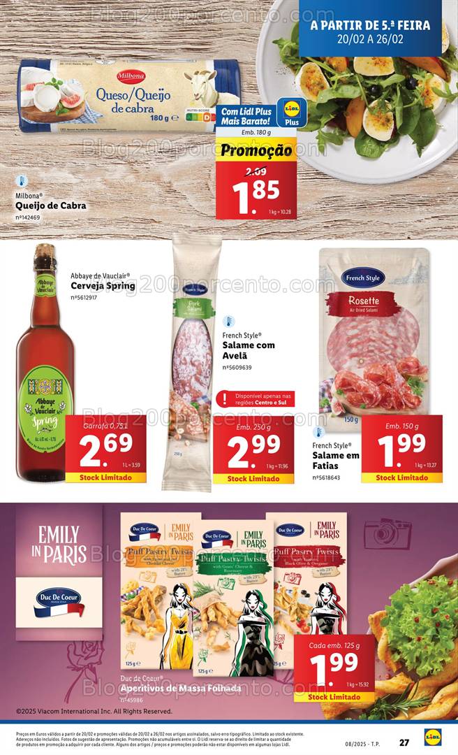 Antevisão Folheto LIDL Sabores do Mundo Promoções de 20 a 26 fevereiro