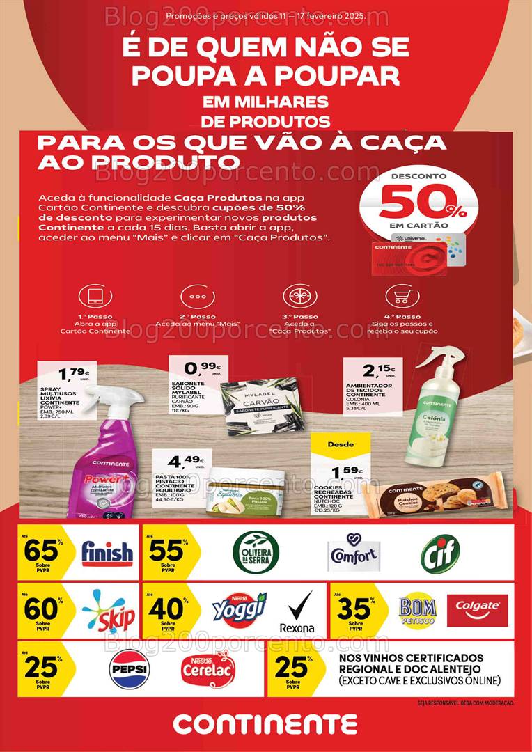 Antevisão Folheto CONTINENTE Promoções de 11 a 17 fevereiro