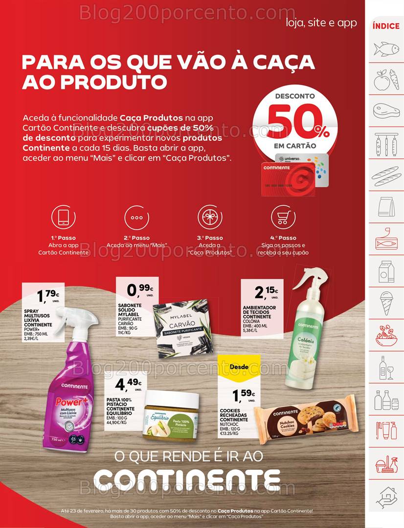 Antevisão Folheto CONTINENTE Promoções de 11 a 17 fevereiro