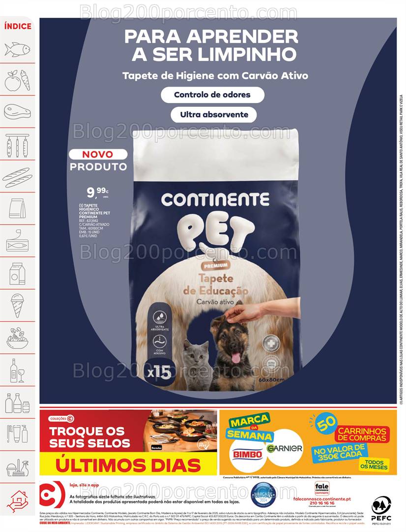 Antevisão Folheto CONTINENTE Promoções de 11 a 17 fevereiro