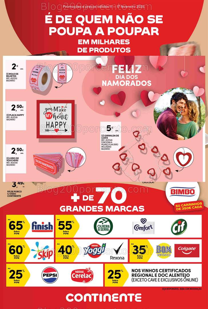 Antevisão Folheto CONTINENTE Bom Dia Promoções de 11 a 27 fevereiro