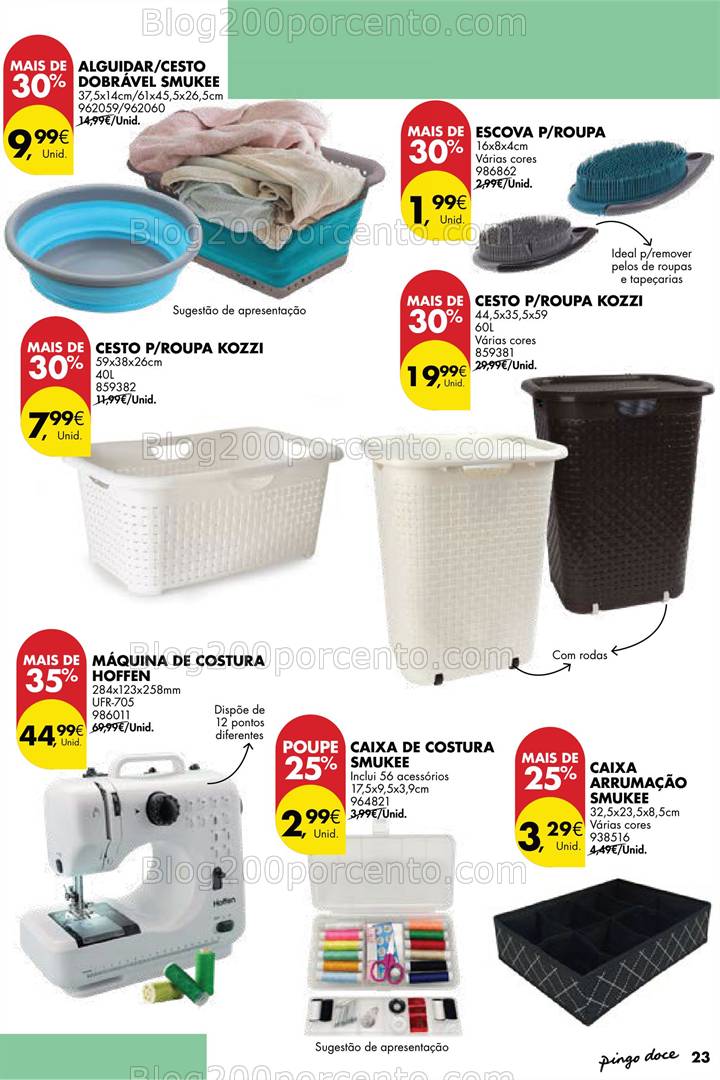 Antevisão Folheto PINGO DOCE Bazar Cuide da Casa Promoções de 4 a 24 fevereiro