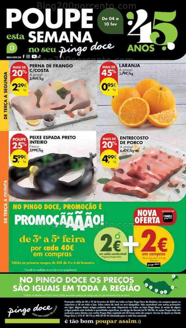 Antevisão Folheto PINGO DOCE Madeira Promoções de 4 a 10 fevereiro