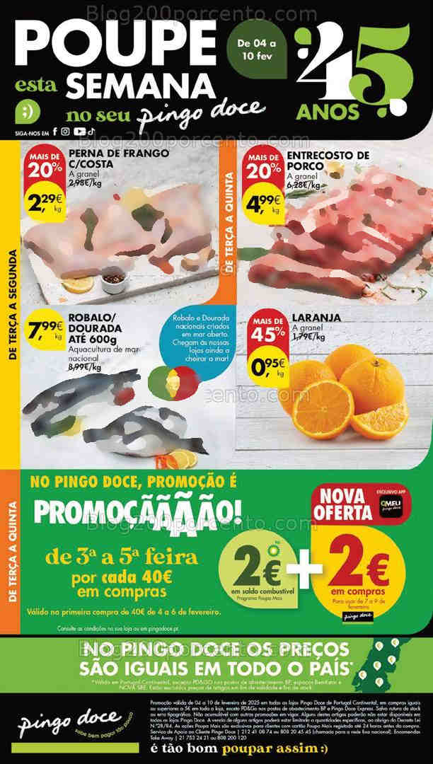 Antevisão Folheto PINGO DOCE Lojas Grandes Promoções de 4 a 10 fevereiro